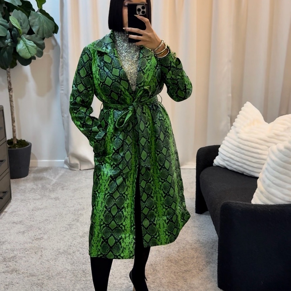 Green Snake Coat